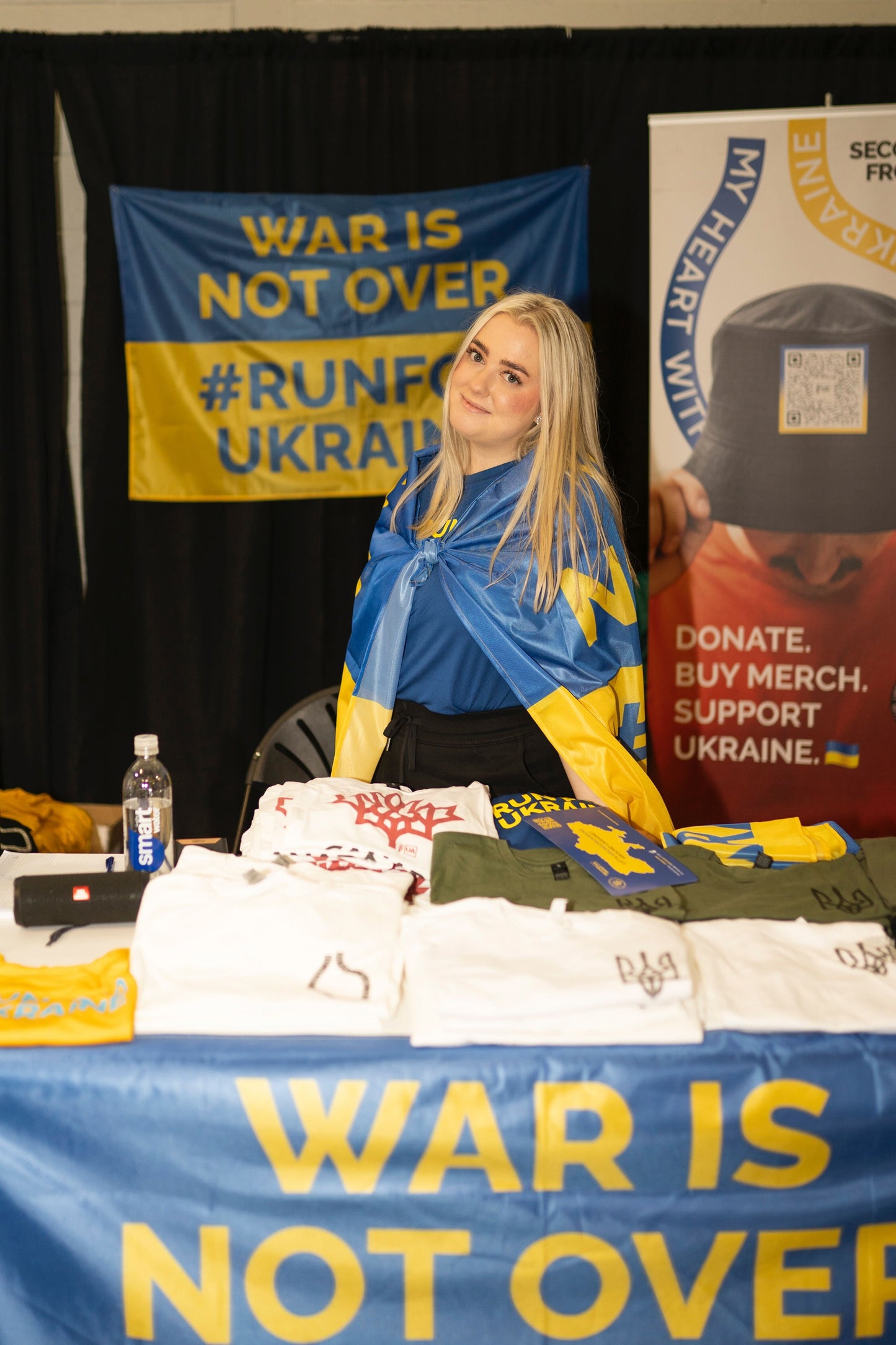 #RunForUkraine Flag
