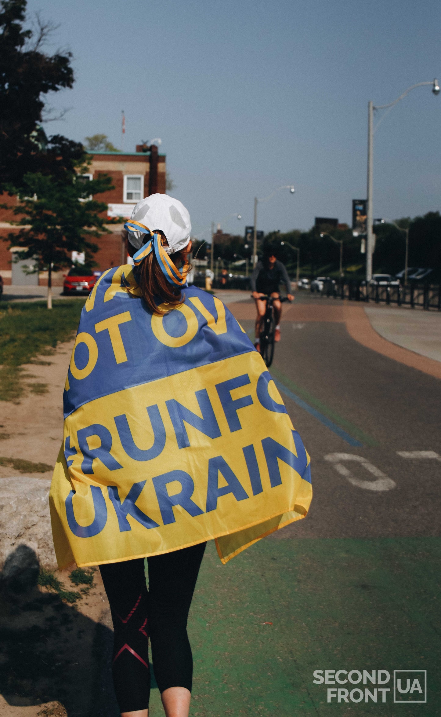 #RunForUkraine Flag