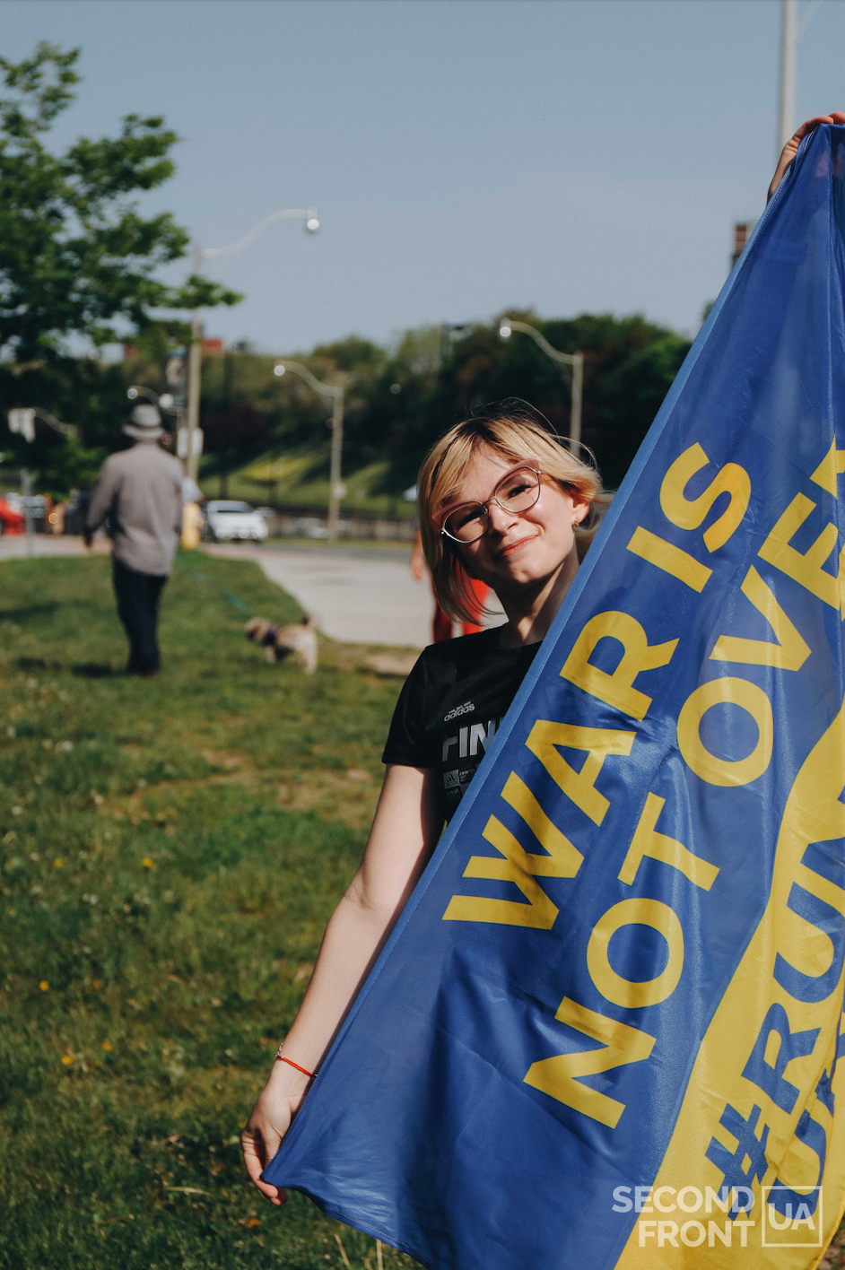 #RunForUkraine Flag