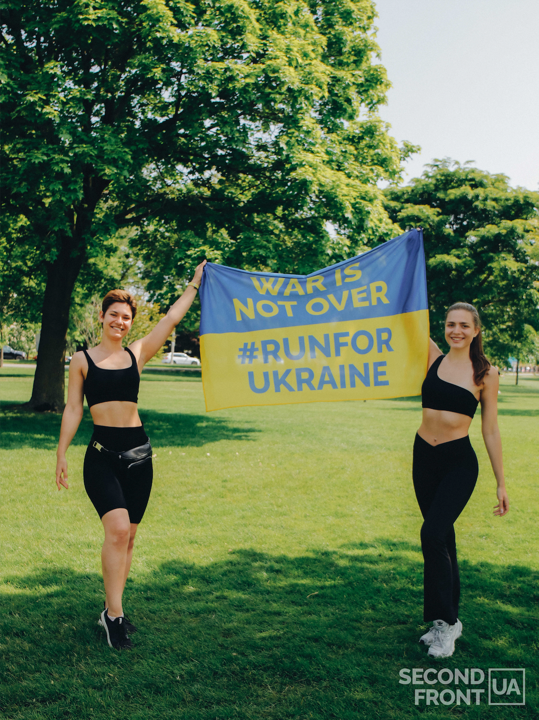 #RunForUkraine Flag