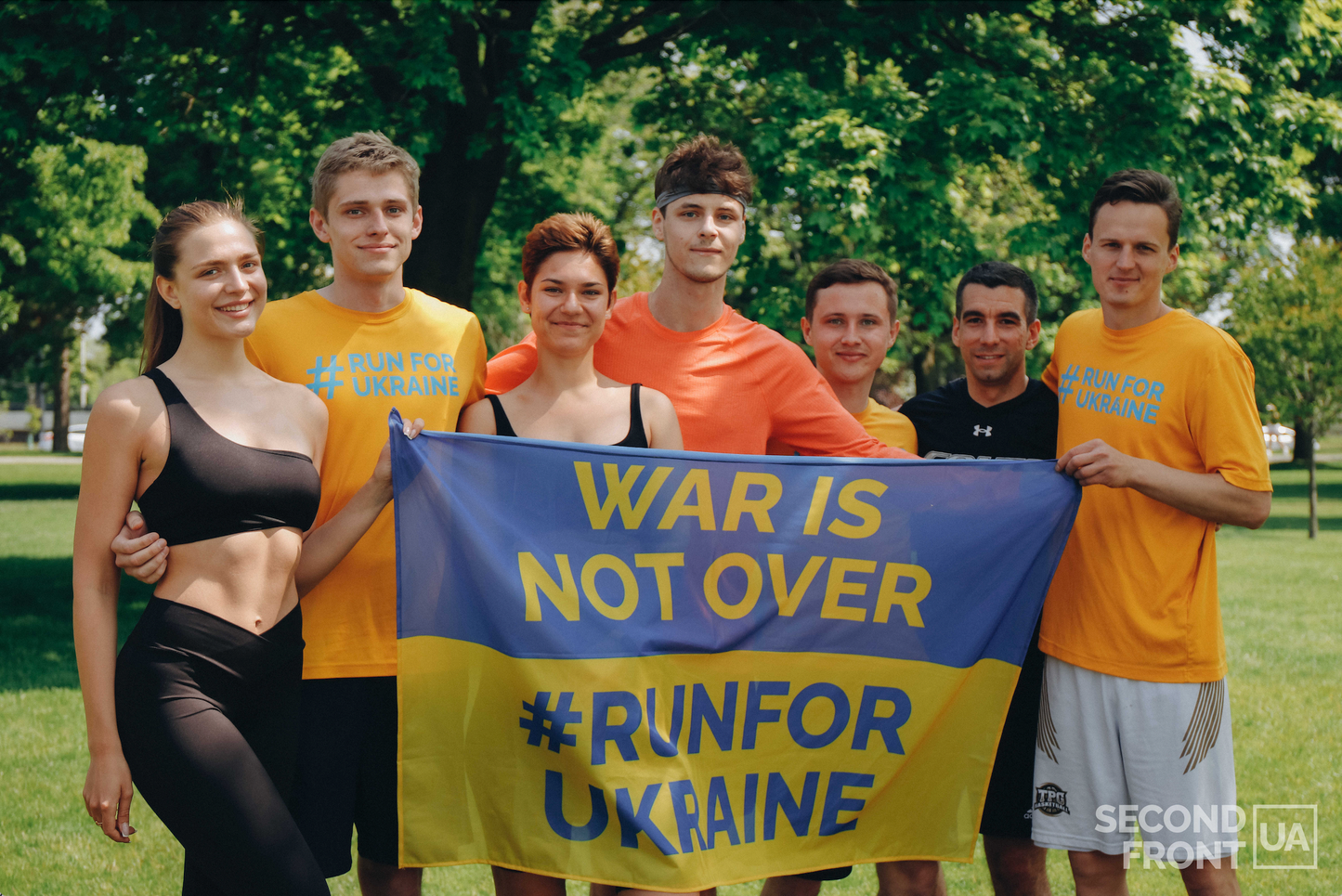 #RunForUkraine Flag