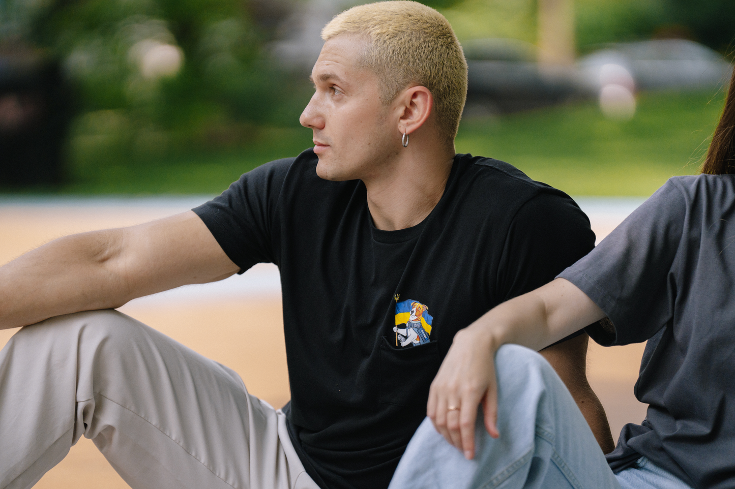 Patron The Dog From Ukraine - Unisex Tee