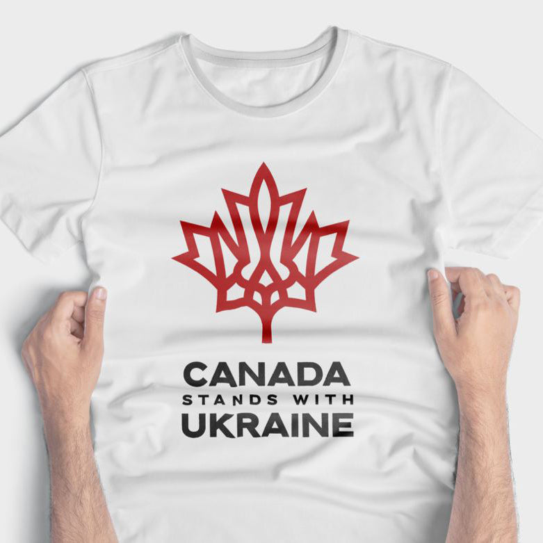 Canada Stands with Ukraine - Unisex Tee