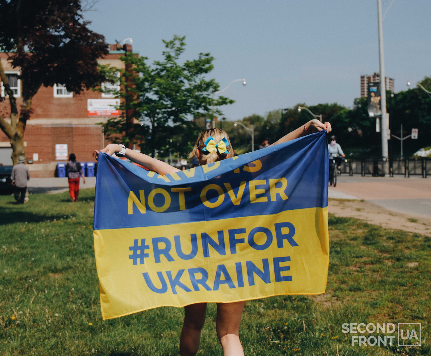 #RunForUkraine Flag