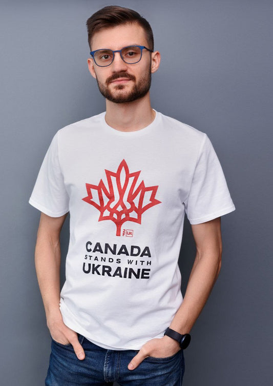 Canada Stands with Ukraine - Unisex Tee
